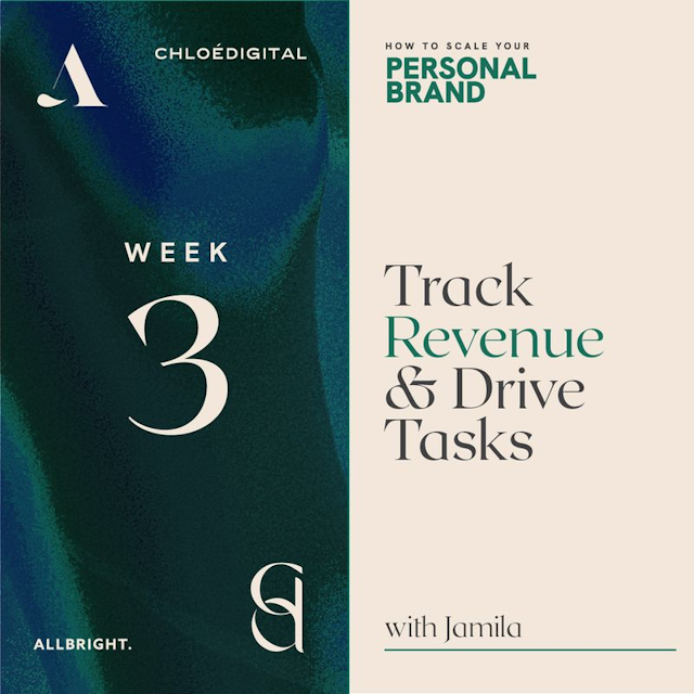 Watch Scale Your Personal Brand: Track Revenue & Drive Tasks - Week 3