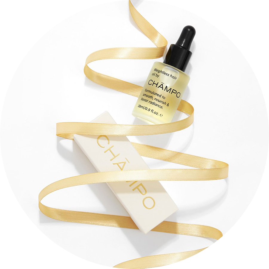 Gift Guide Product Shot - Champo Hair Oil