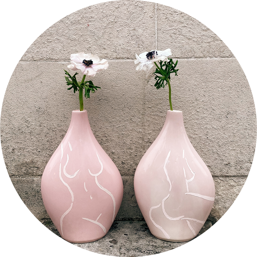 Gift Guide Product Shot - Pink vases